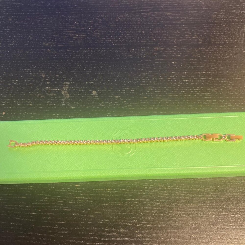 SWAROVSKI Tennis Bracelet In Pink and Rose-Gold